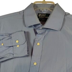 Polo Ralph Lauren Regent Classic Fit Mens Light Blue Long Sleeve Dress Shirt